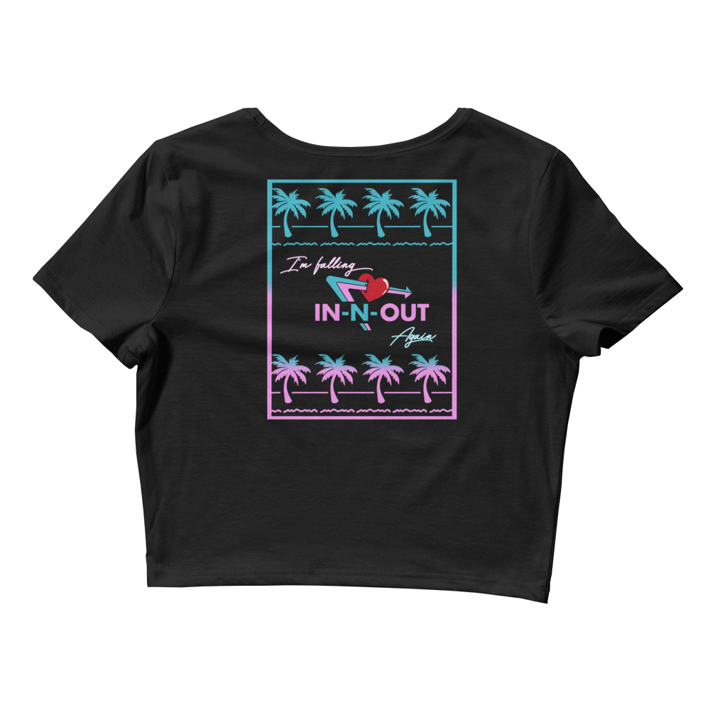 Falling In-N-Out Women’s Crop Tee