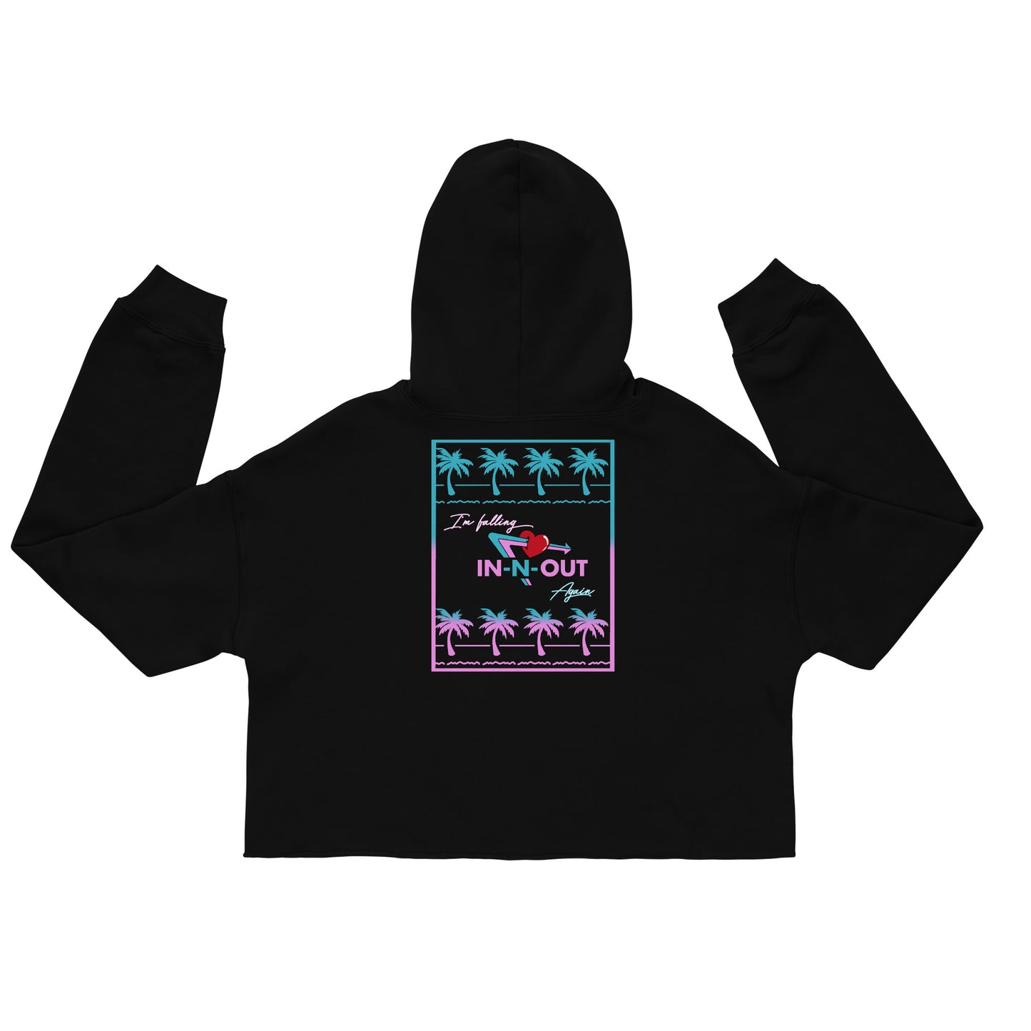 Falling In-N-Out Women’s Crop Hoodie