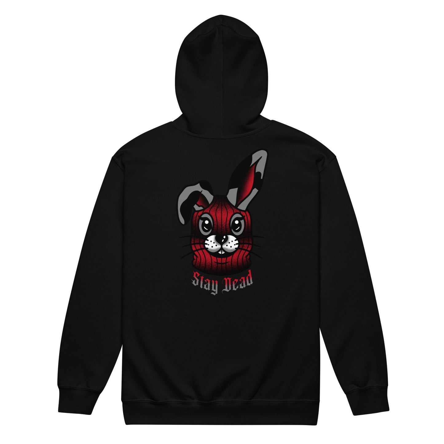 Ski Mask Bunny Zip Up Hoodie